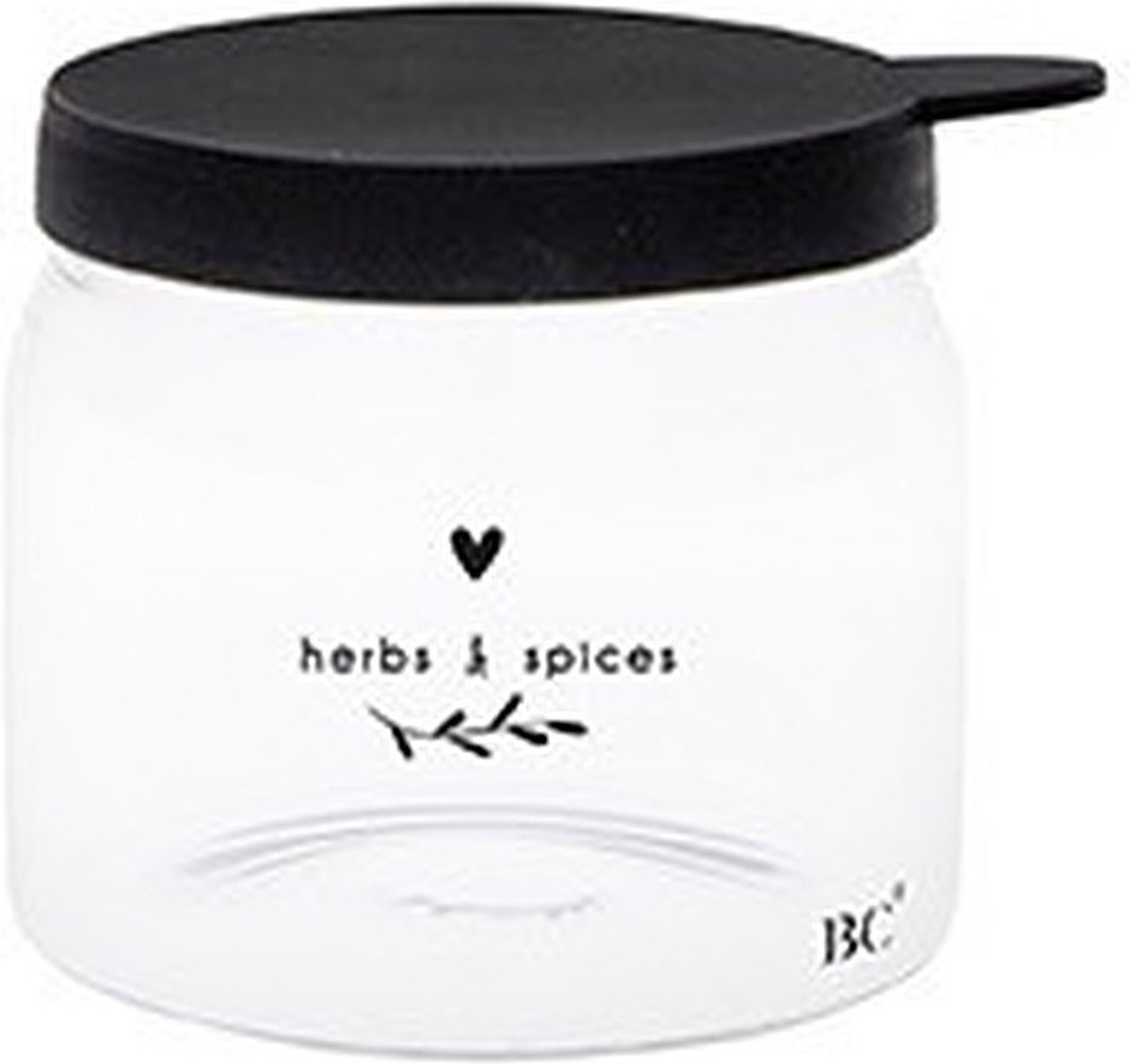 Glazen voorraadpot XXS - Herbs and spices