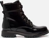 Tamaris Veterboots zwart Lak 178106 - Dames - Maat 36