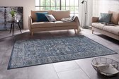 Vintage vloerkleed Modasa - donkerblauw 200x290 cm