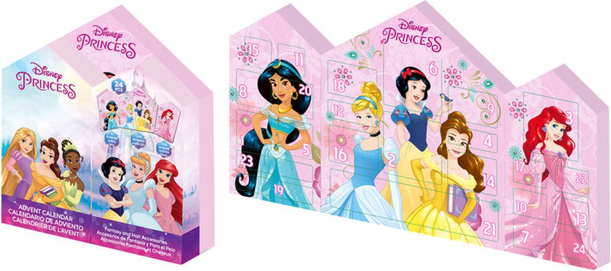 Set de Bijoux Disney Princess Calendrier de l'Avent 24 jours