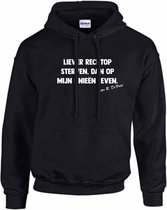 Hoodie | Peter R De Vries | Liever Rechtop Sterven - L