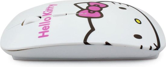 bereik Wat visie Hello Kitty kinder muis draadloos wit | bol.com