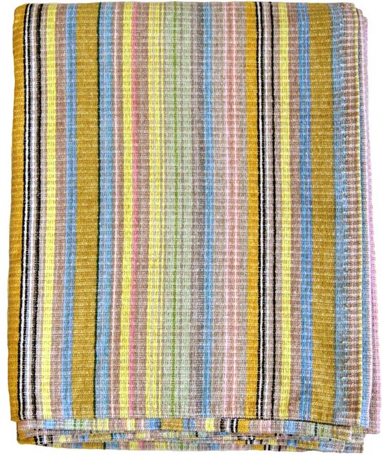 KLIPPAN - MIAMI - Jeté en coton - multicolore - 130x170