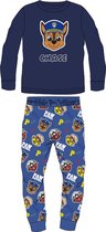 Paw Patrol Kinder Pyjama- Huispak Jongens Coral Fleece Maat 92/98 Blauw