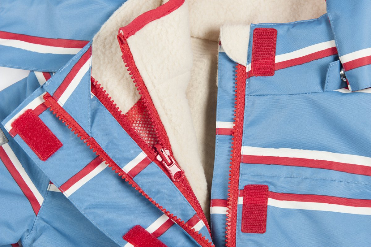 Ducksday - jas met uitritsbare fleece - unisex - ski - Benjamin - REFLECTOREN - GRATIS SJAAL — afbeelding 4