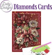 DDDC1070 Dotty Designs Diamond Cards - Poinsetta Rectangle