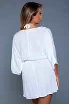 Bundle - Be Wicked Swimwear - Thalia Strandjurkje - Wit S/M met glijmiddel
