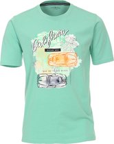 Casa Moda t-shirt groen print (Maat: 5XL)