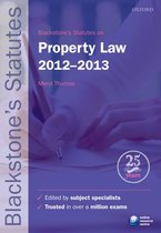 Blackstone's Statutes on Property Law