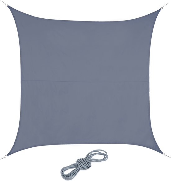 Shadow comfort vierkant 4,00 x 4,00 m | Cool Grey | De Vries XL