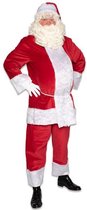 Witbaard Kostuum Kerstman Heren Polyester Rood/wit 5-delig