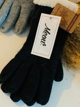 Winter Handschoenen - Dames - Verwarmde - Zwart