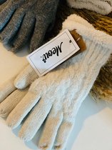 Winter Handschoenen - Dames - Verwarmde - Wit