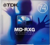 TDK MD-RXG 74min minidisc recordable