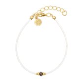 Mint15 Armband 'Diamond Bracelet - White & Bronze' - Goud