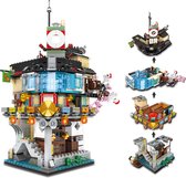 Brickzz | Ninjago | Building | City | Gebouw | Fantasie | Urban | Creator | Friends |  4 minifiguren | 1075 Onderdelen