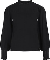 Object OBJTHESSA L/S PULLOVER A DIV Black Dames Trui Maat - M