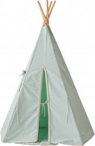 Moi Mili Tipi Speeltent Met Pompons & Speelmat Mint Fog