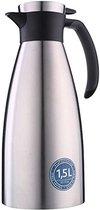 Emsa 514499 Vacuum jug |1.5 liter | Quick Tip sluiting, Soft Grip | roestvrij staal | zwart