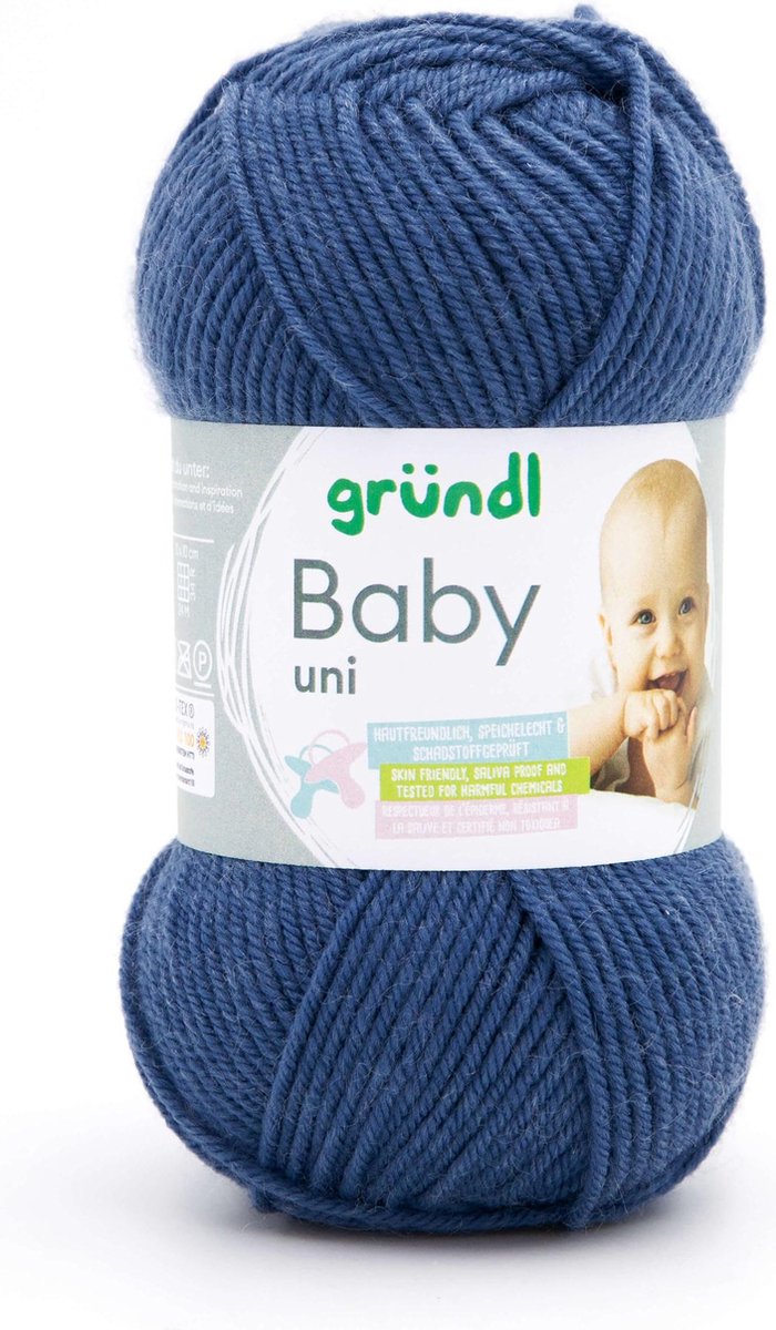 3458-11 Baby uni 10x50gram oceaanblauw