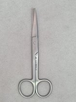 Belux Surgical / Chirurgische (Chirurgische) Schaar Scherp/Stomp, Gebogen, 14,5cm, Linkshandig