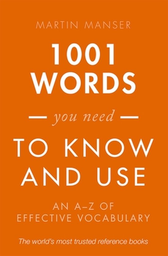 1001 Words You Need to Know and Use - cover
