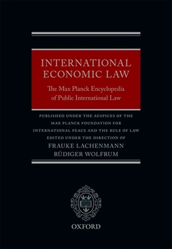 Max Planck Encyclopedia Public Internati - cover