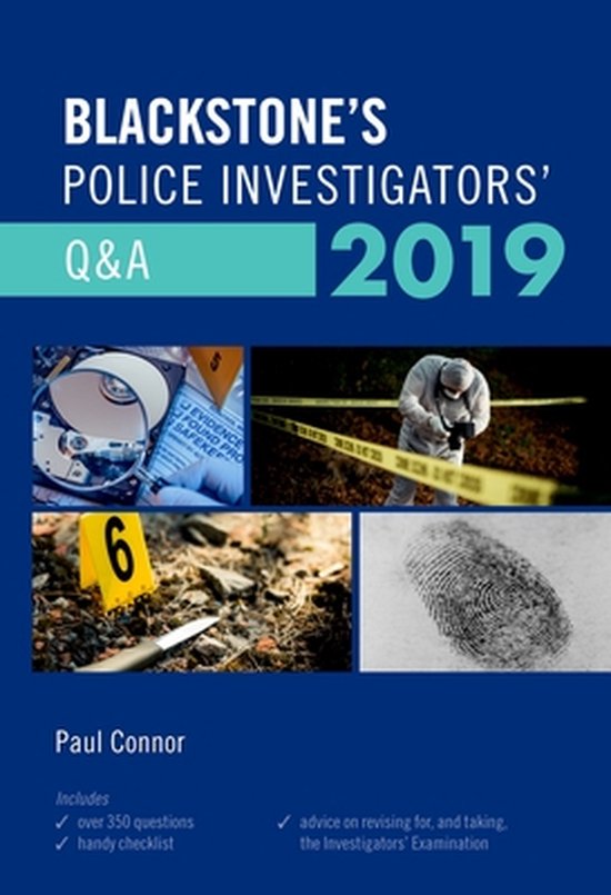 Blackstone's Police Investigators' Q&A 2019, Paul Connor