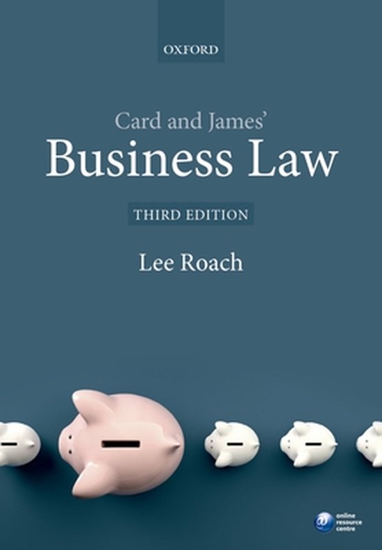 Card & James' Business Law - cover