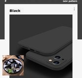 ASTUBIA iPhone 13 Pro - Siliconen hoesje - Design Hoesje - Lens bescherming - Dun - Zwart