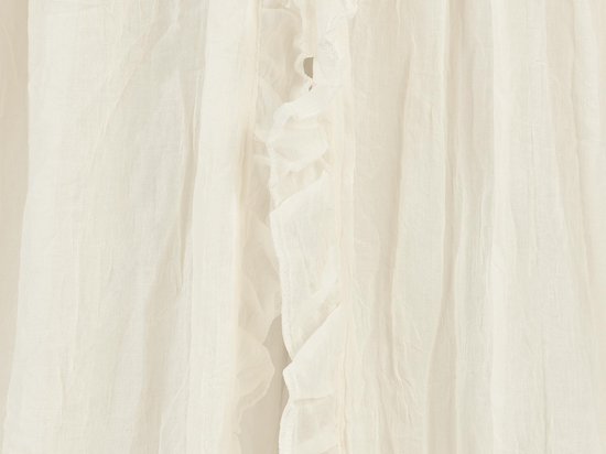 Jollein - Baby Sluier Vintage Ruffle (Ivory) - Katoen - Polyester - Baby Sluier, Bed Hemeltje - 155cm — afbeelding 2