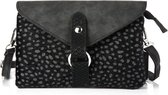 Schoudertas / Crossbodytas - Cheetah print - Dierenvacht - Zwart - Mori