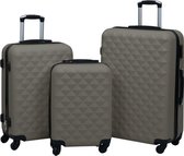 Hardcase Trolleyset 3-delig ABS antraciet