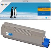 G&G toner compatibel met OKI 46507615 Tonercartridge cyaan Huismerk