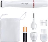 Carmen CLS0301W - Trimmerset - Werkt op batterij - 3 opzetstukken - 4 accessoires