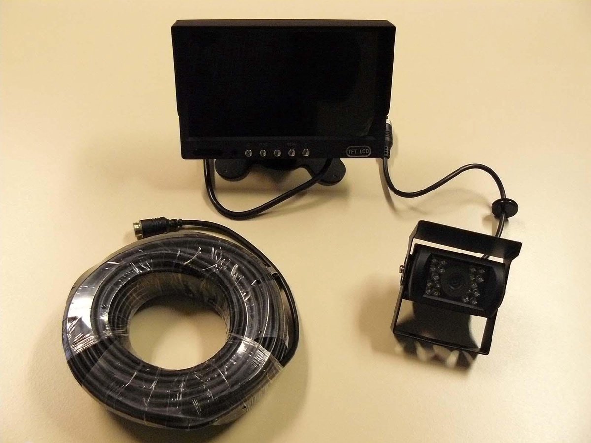 Camerasysteem 7"  Maxam geschikt voor 12 en 24Volt