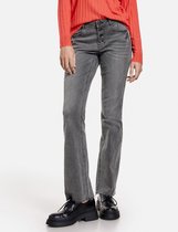 TAIFUN Dames Jeans Flared TS Grey Denim-46