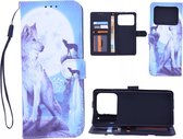 Xiaomi Mi 11 Ultra Bookcase hoesje met print - Wolf