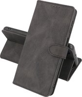 Hoesje Geschikt voor iPhone 13 Mini - Hoesje Book Case Telefoonhoesje - Zwart