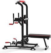 SOUTHWALL multifunctioneel krachtstation Rich – power rack – home gym – zwart/rood