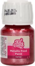 FunCakes - Eetbare Metallic Verf - Cerise - 30ml