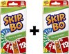 Afbeelding van het spelletje Skip Bo Kaartspel 2-Pack - Het Spannende Kaartspel voor de hele Familie - Duopack Skipbo - Spellenbundel