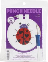 Punch Needle Kit Lieveheersbeestje