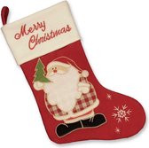 Unique Living | Jolly Christmas stocking rood santa