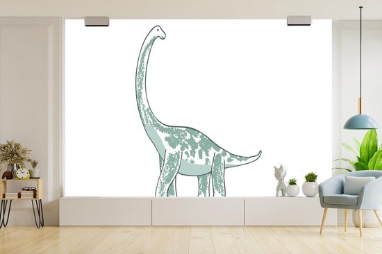 Papier peint - Papiers Papier peint photo Chambre d'enfants - Dinosaurus - Brachiosaure - Largeur 360 cm x Hauteur 240 cm