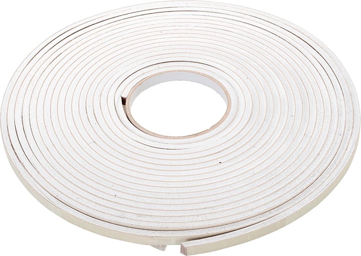 Fixman Zelfklevende Eva Schuim Tochtstrip 3-8 mm. x 10,5 meter - Wit