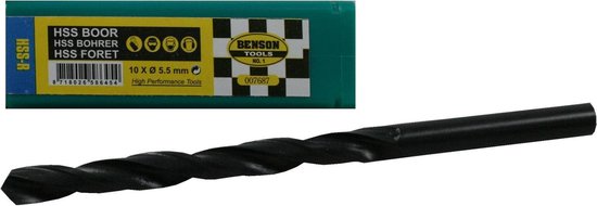 HSS CO 5 HSS-E DIN338 industriële metalen boor 1,0 - 20,0 mm kobalt