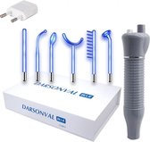 Darsonval Anti Aging Tool l Hoge Frequentie l Voor Haar En Gezicht l Beauty/Elektrische Apparatuur l Acne Oplosser l Multifunctioneel l Grijs