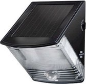 Brennenstuhl LED-zonnelamp met bewegingssensor / buitenverlichting met geïntegreerd zonnepaneel en infrarood bewegingssensor, zwart