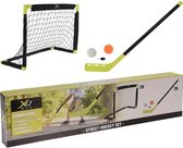 XQ Max Hockeyset - 2 goals, 2 sticks, bal en puck